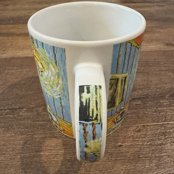 Starbucks Barista Inside Coffee Shop Vincent Van Gogh Mug 2001 Rare READ - Picture 4 of 6